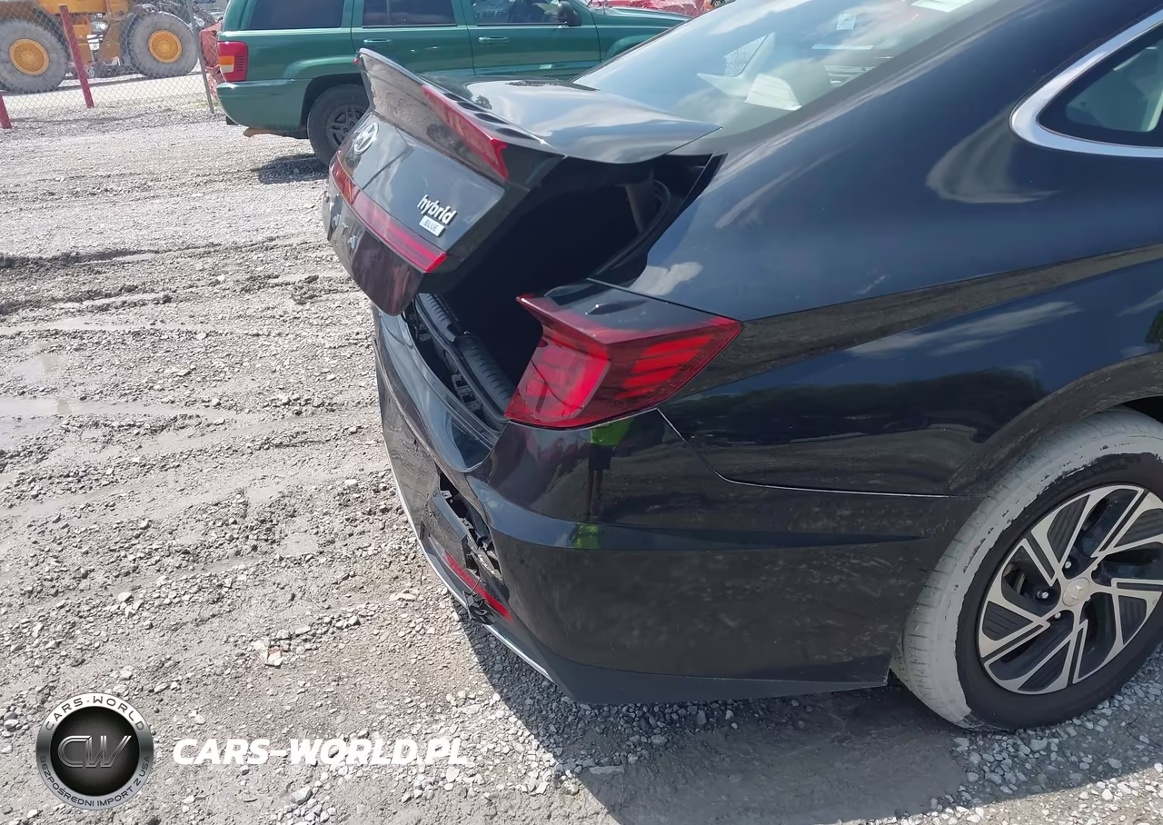 2021 Hyundai Sonata Blue VIN:KMHL24JJXMA030110 - 18
