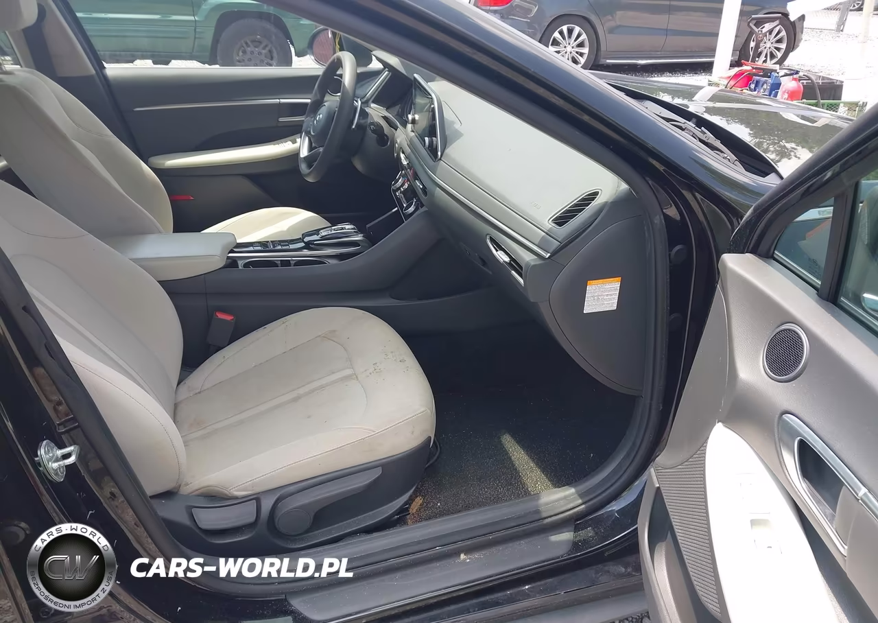 2021 Hyundai Sonata Blue VIN:KMHL24JJXMA030110 - 5