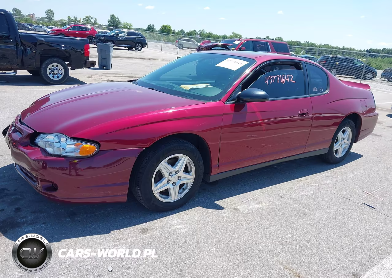 2005 Chevrolet Monte Carlo Ls VIN:2G1WW12E159387347 - 2