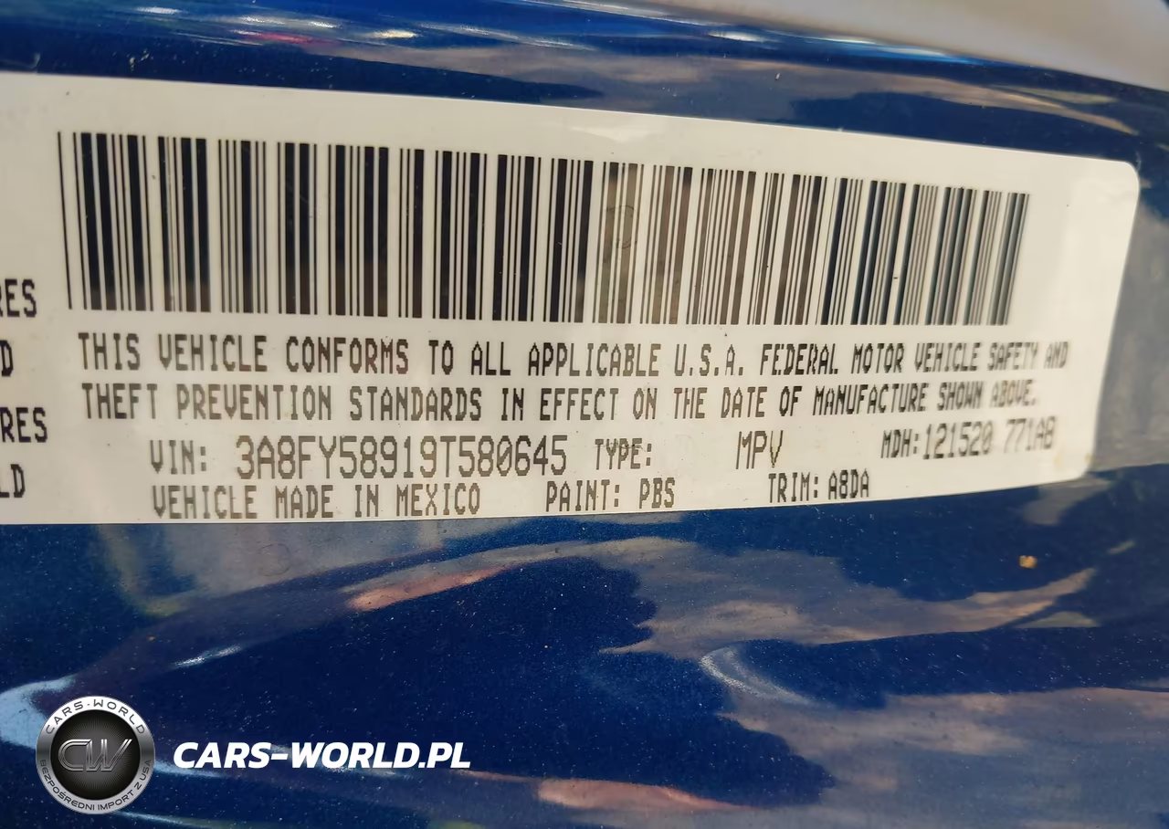 2009 Chrysler Pt Cruiser Touring VIN:3A8FY58919T580645 - 9
