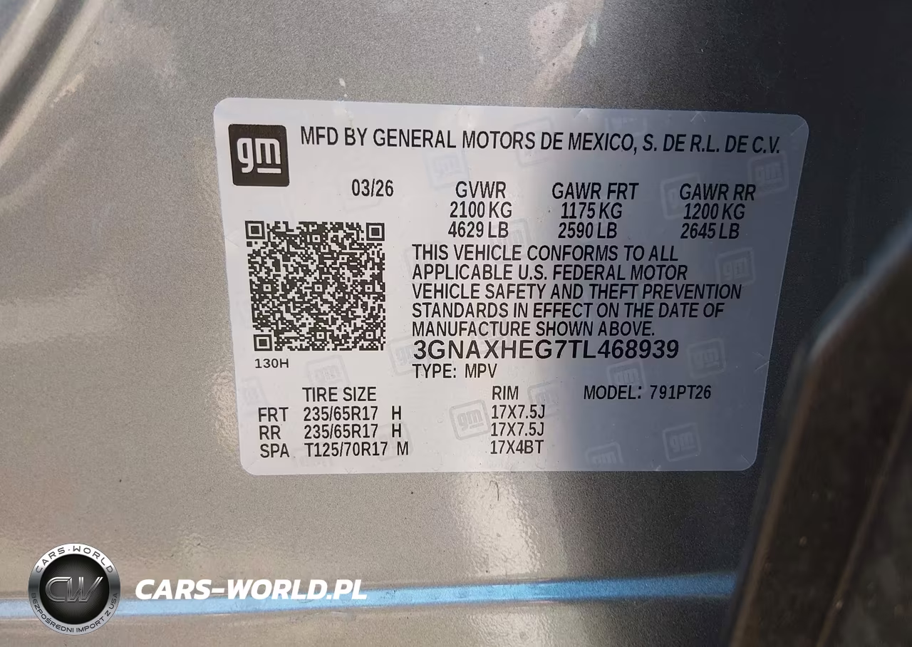 2026 Chevrolet Equinox Fwd Lt VIN:3GNAXHEG7TL468939 - 9