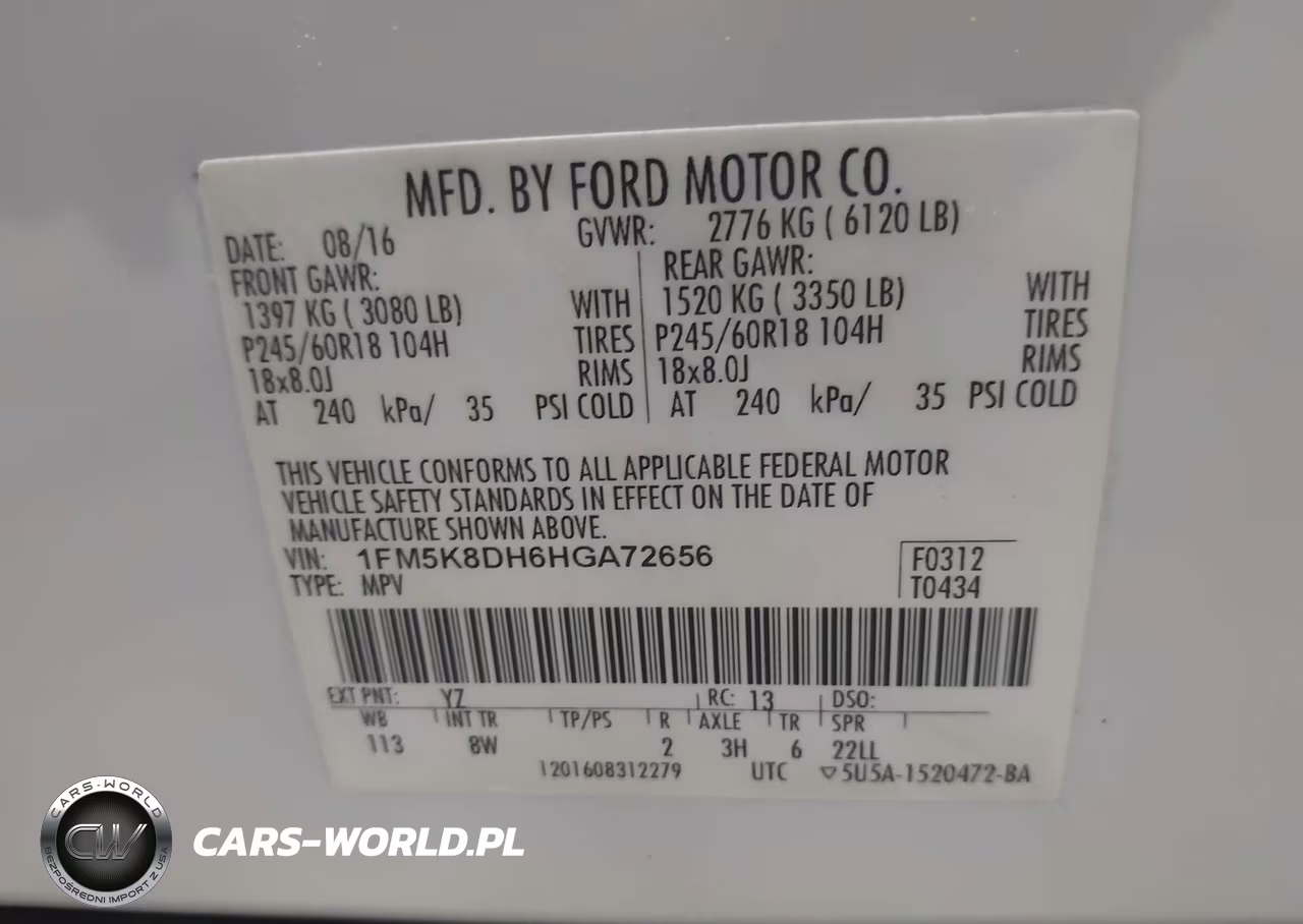 2017 Ford Explorer Xlt VIN:1FM5K8DH6HGA72656 - 9