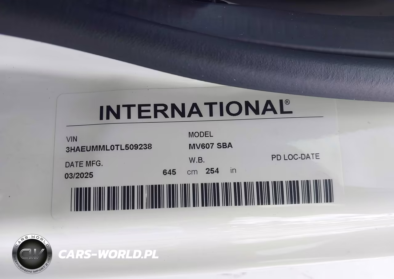 2026 International Mv VIN:3HAEUMML0TL509238 - 9