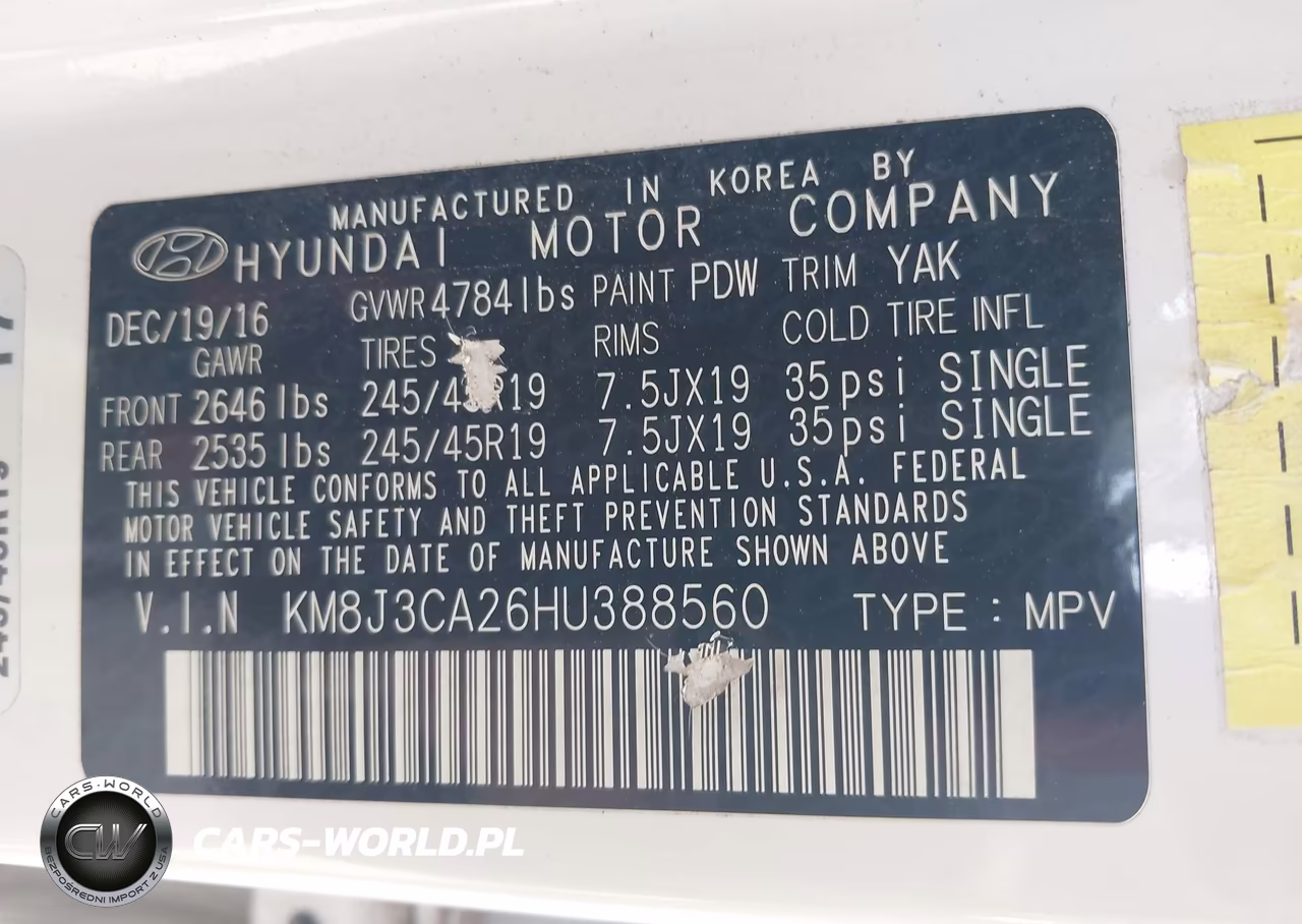 2017 Hyundai Tucson Limited VIN:KM8J3CA26HU388560 - 9