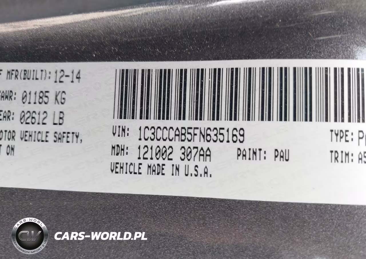 2015 Chrysler 200 Limited VIN:1C3CCCAB5FN635169 - 9