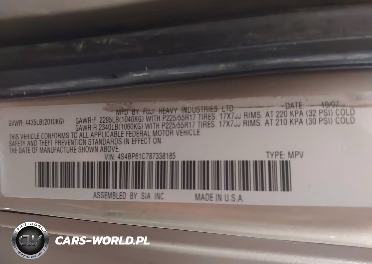 2008 Subaru Outback 2.5I-2.5I L.l. Bean Edition VIN:4S4BP61C787338185 - 9