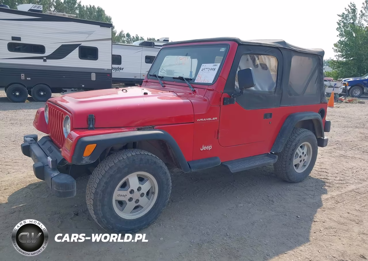 1998 Jeep Wrangler Se VIN:1J4FY29P7WP786291 - 2