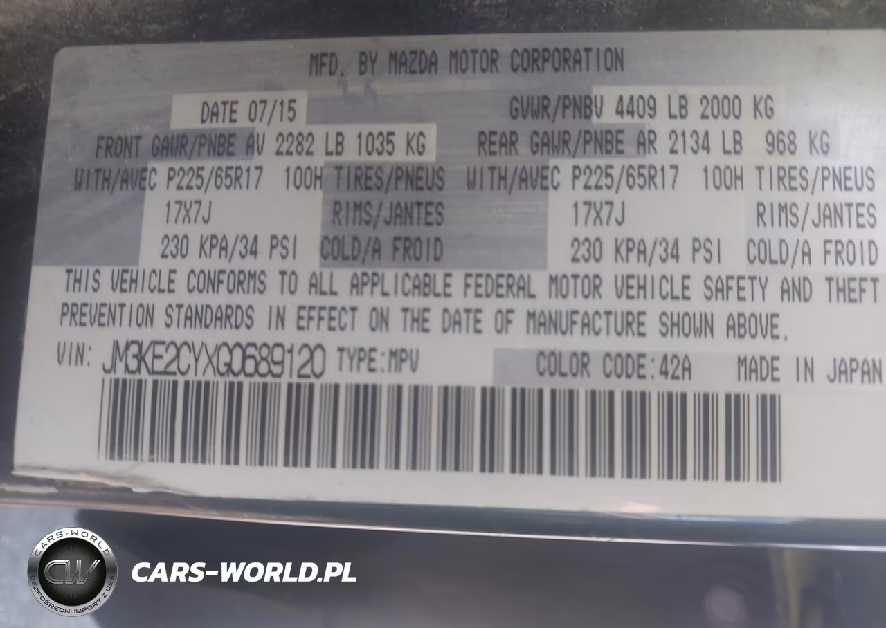 2016 Mazda Cx-5 Touring VIN:JM3KE2CYXG0689120 - 9