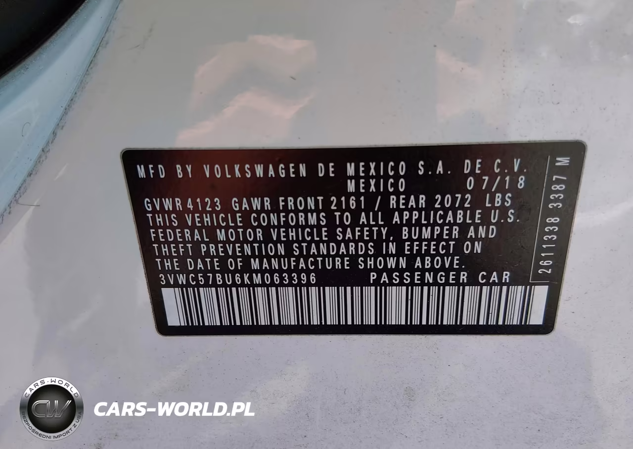 2019 Volkswagen Jetta 1.4T R-Line-1.4T S-1.4T Se VIN:3VWC57BU6KM063396 - 9