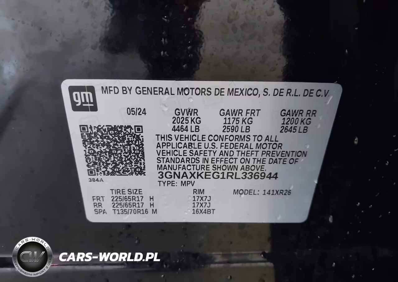 2024 Chevrolet Equinox Fwd Lt VIN:3GNAXKEG1RL336944 - 9