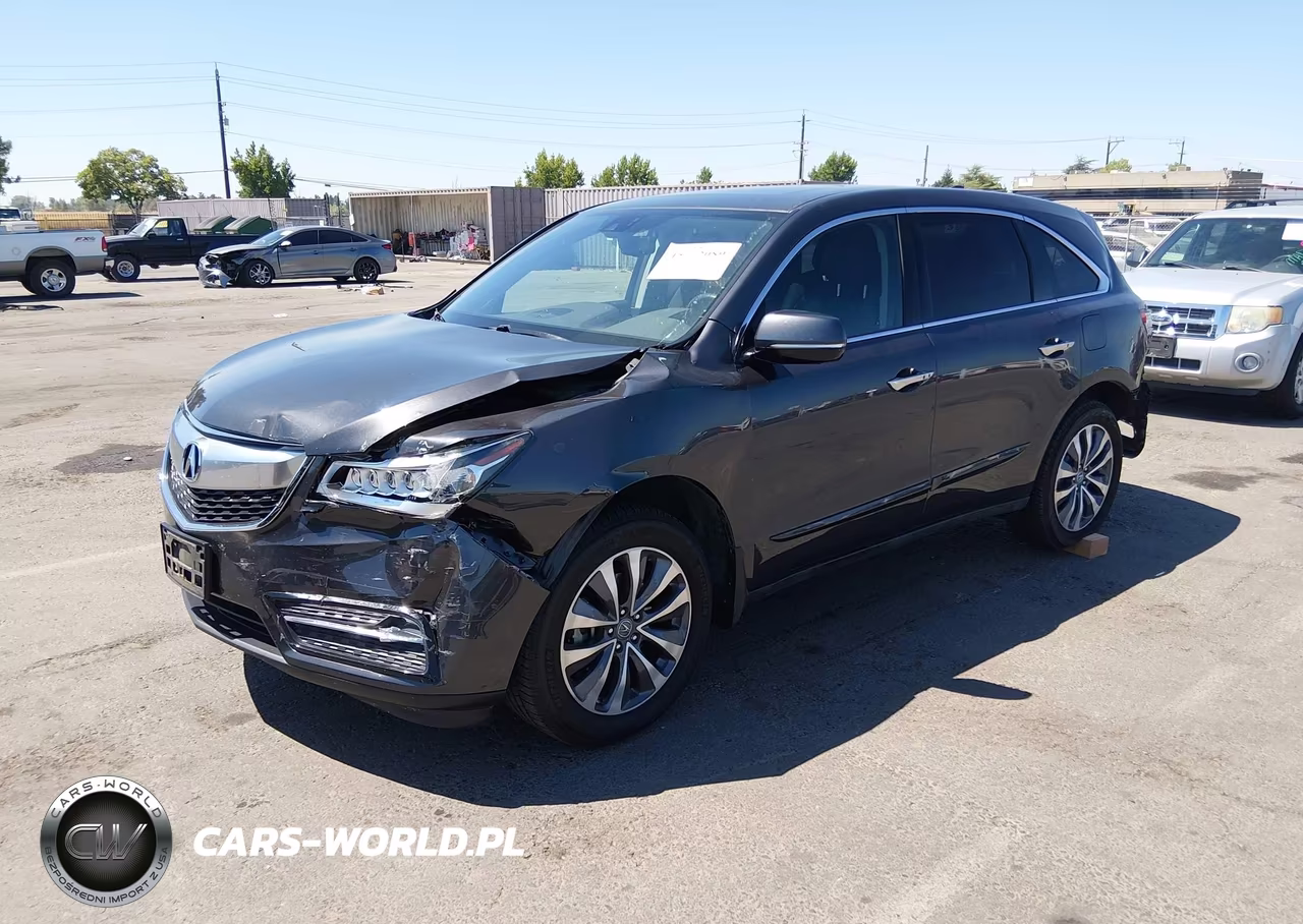 2014 Acura Mdx Technology Package VIN:5FRYD3H46EB014623 - 2