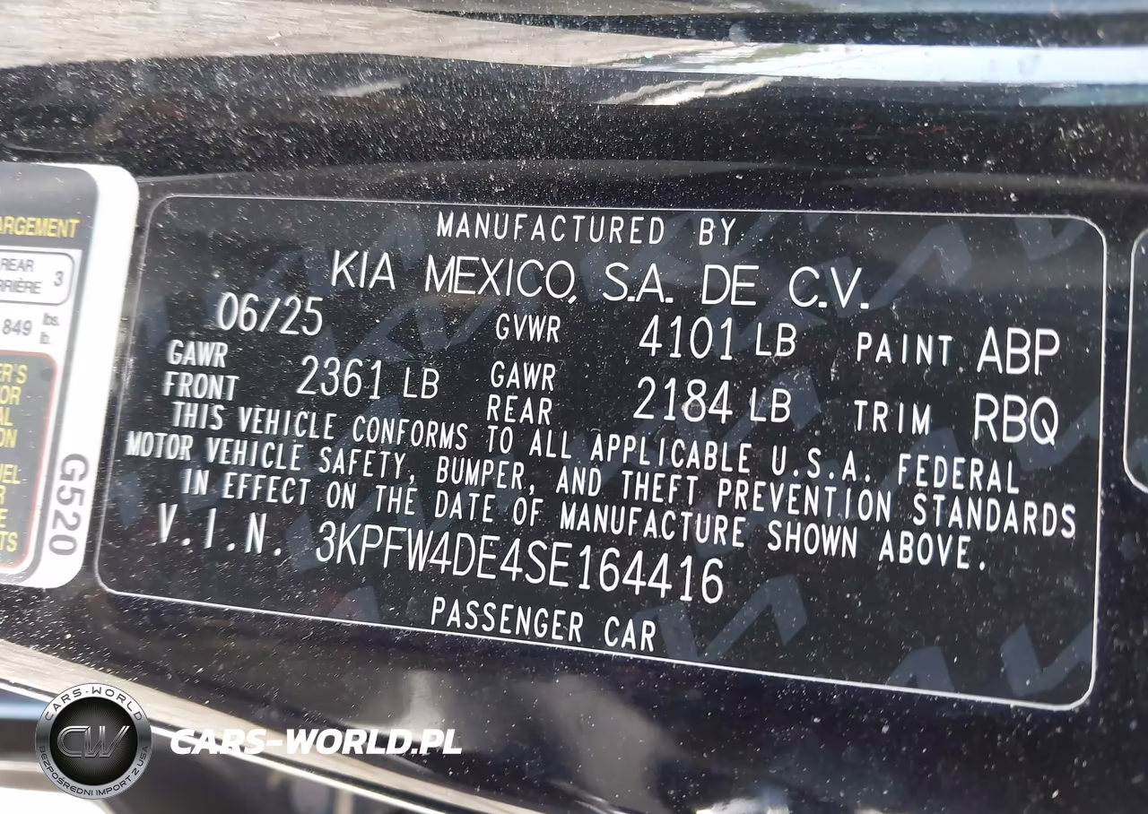 2025 Kia K4 Gt-Line VIN:3KPFW4DE4SE164416 - 9