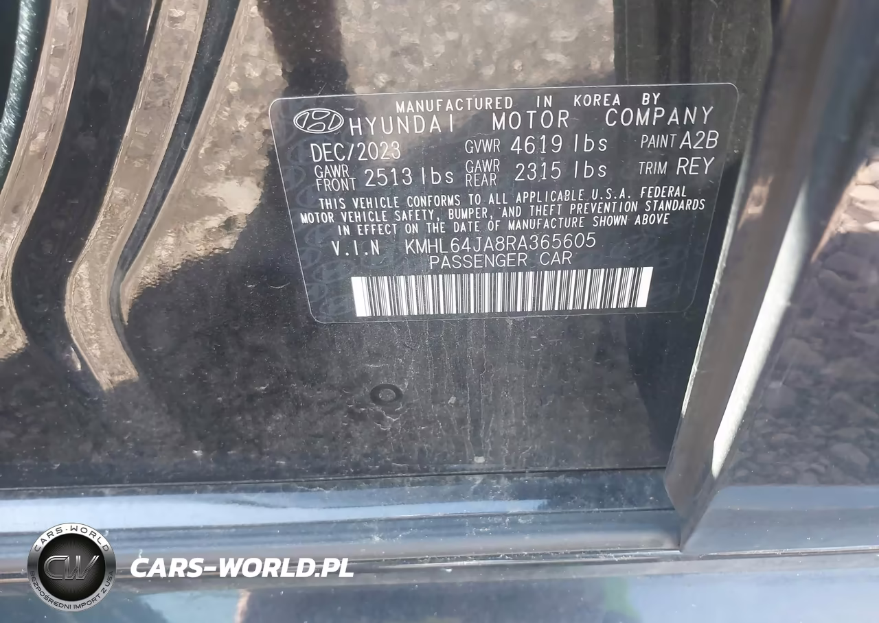 2024 Hyundai Sonata Sel VIN:KMHL64JA8RA365605 - 9