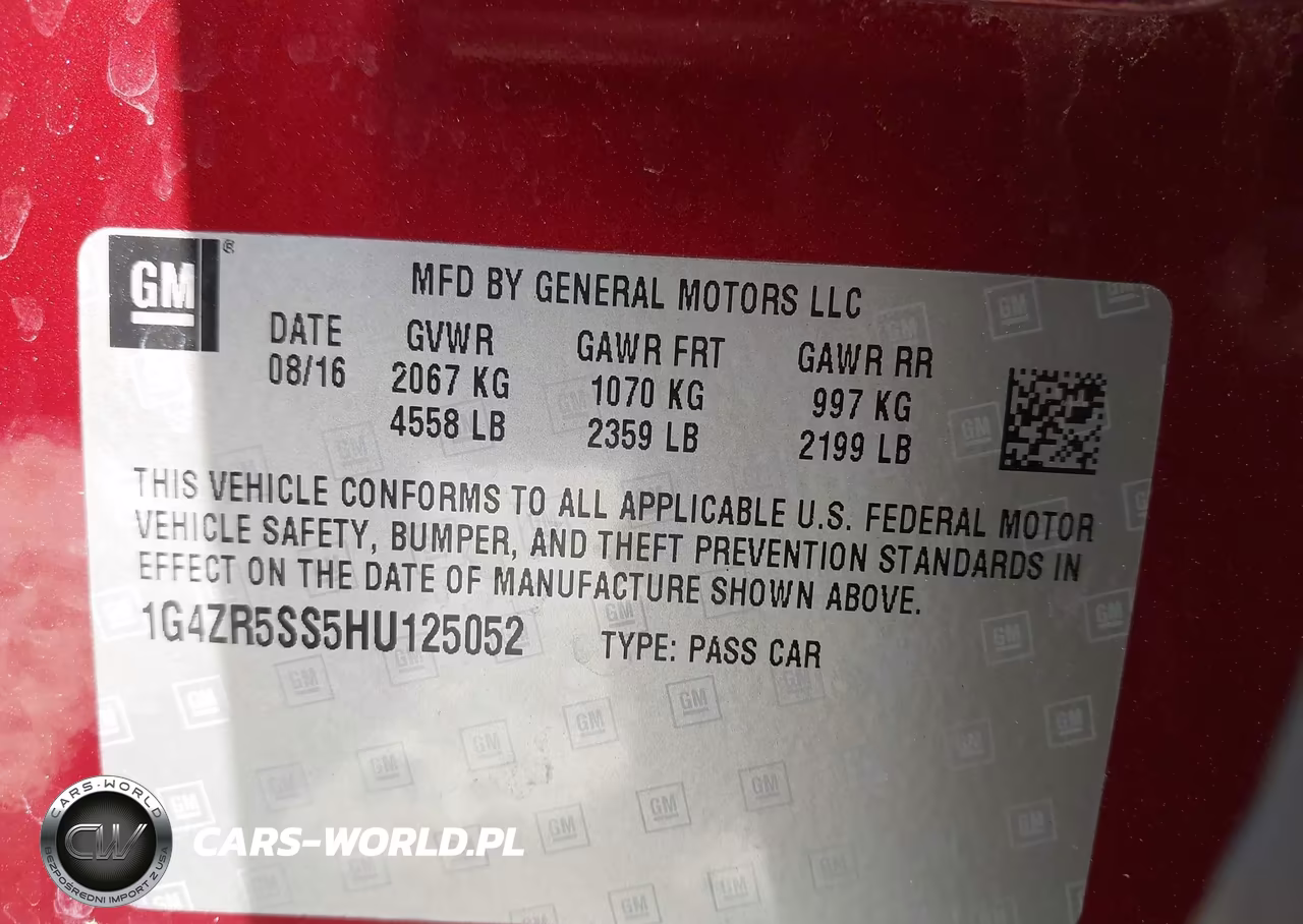 2017 Buick Lacrosse Premium VIN:1G4ZR5SS5HU125052 - 9