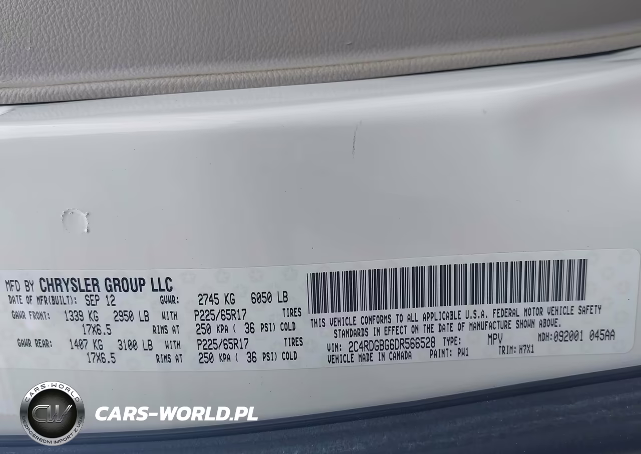 2013 Dodge Grand Caravan Se VIN:2C4RDGBG6DR566528 - 9
