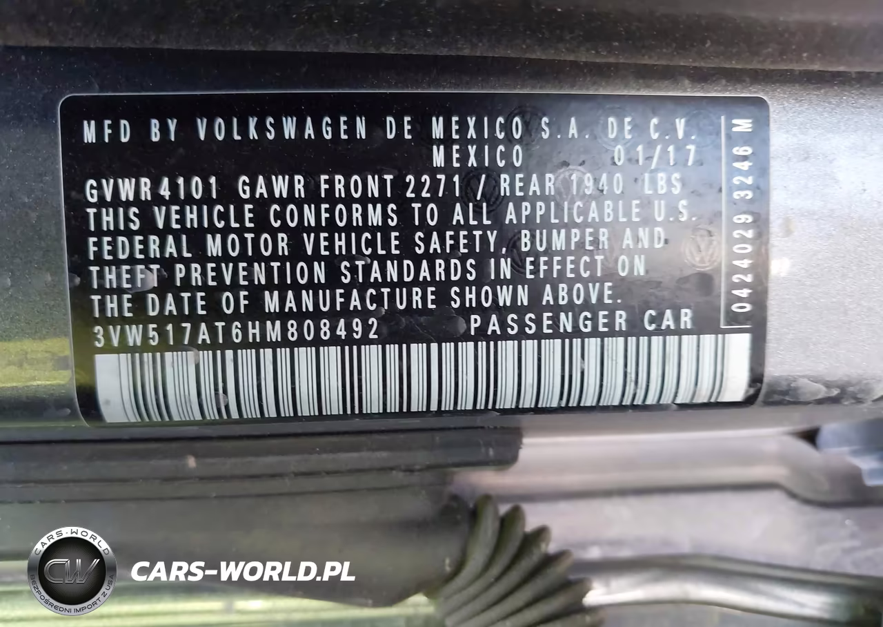2017 Volkswagen Beetle #Pinkbeetle-1.8T Classic-1.8T S-1.8T Se-1.8T Sel VIN:3VW517AT6HM808492 - 9
