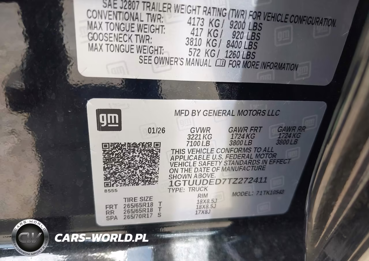 2026 GMC Sierra 1500 , Short Bed, Slt, 4Wd VIN:1GTUUDED7TZ272411 - 9