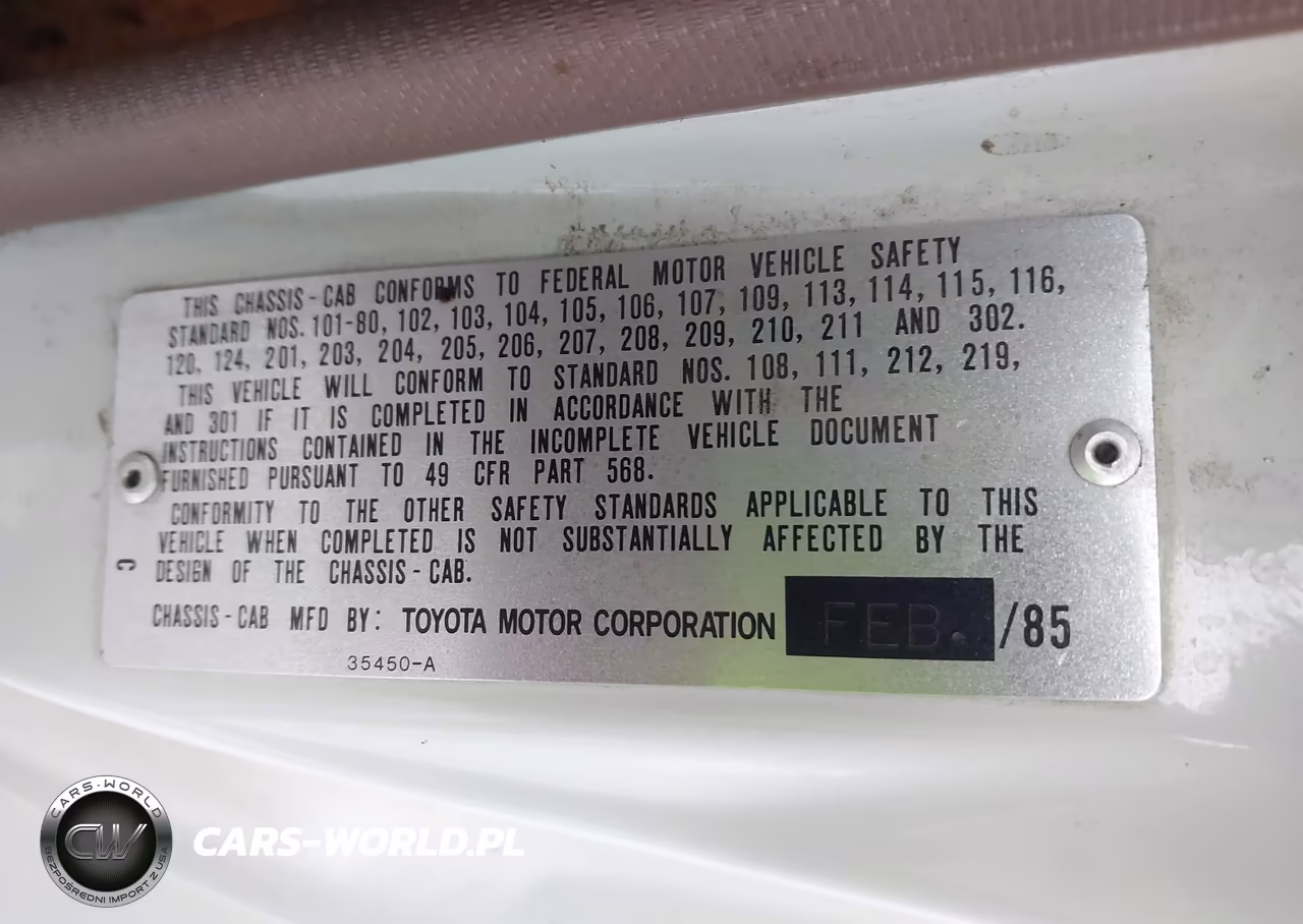 1985 Toyota Pickup Commercial-Camper Rn55 VIN:JT5RN55D1F5039298 - 9