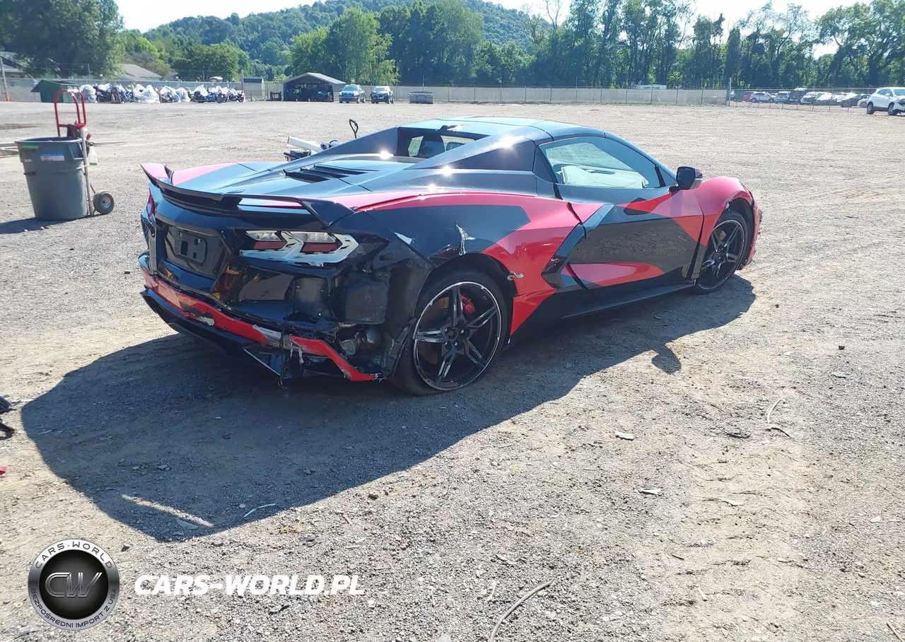 2021 Chevrolet Corvette Stingray Rwd 2Lt VIN:1G1YB3D4XM5109885 - 4