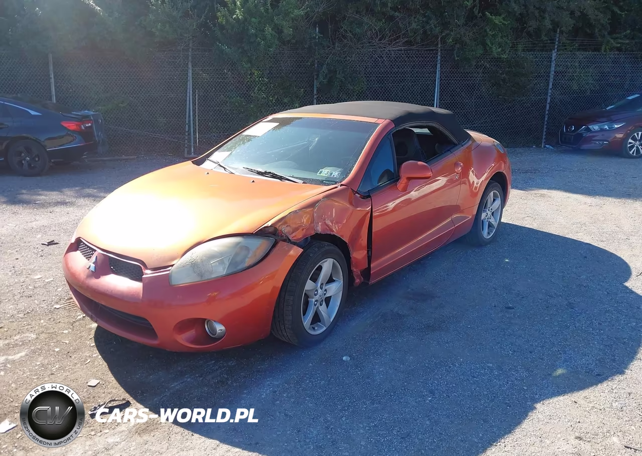 2007 Mitsubishi Eclipse Gs VIN:4A3AL25F57E017021 - 2