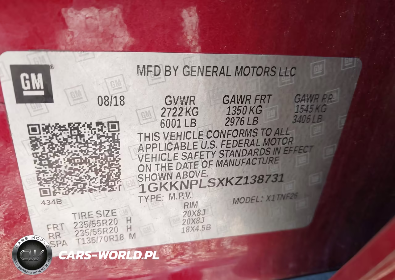 2019 GMC Acadia Denali VIN:1GKKNPLSXKZ138731 - 9