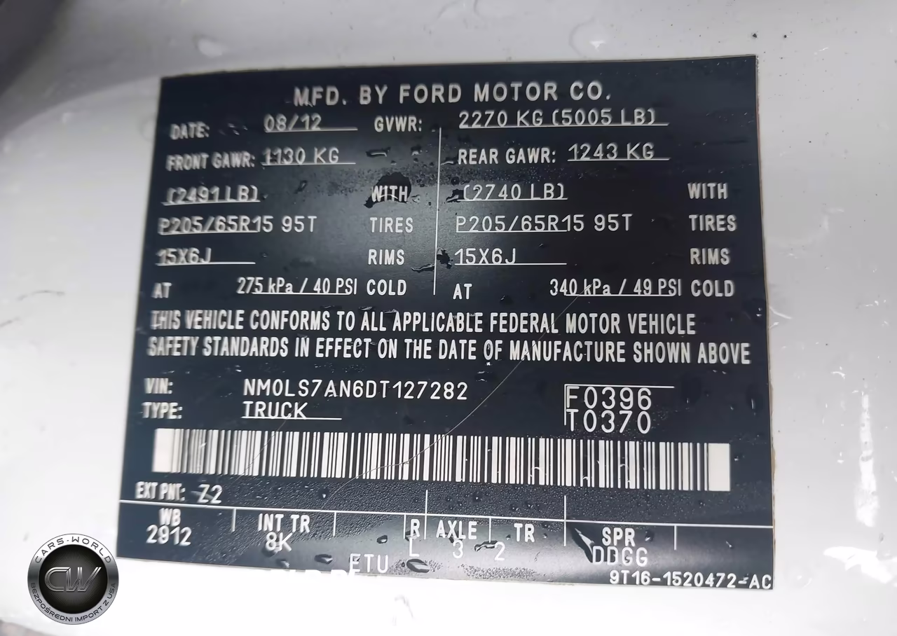 2013 Ford Transit Connect Xl VIN:NM0LS7AN6DT127282 - 9