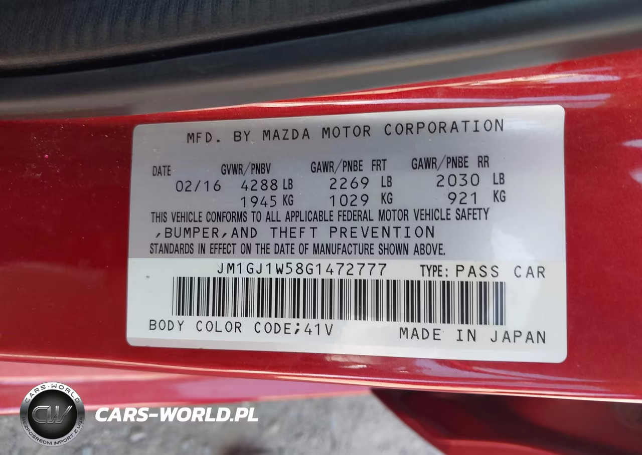 2016 Mazda Mazda6 I Grand Touring VIN:JM1GJ1W58G1472777 - 9