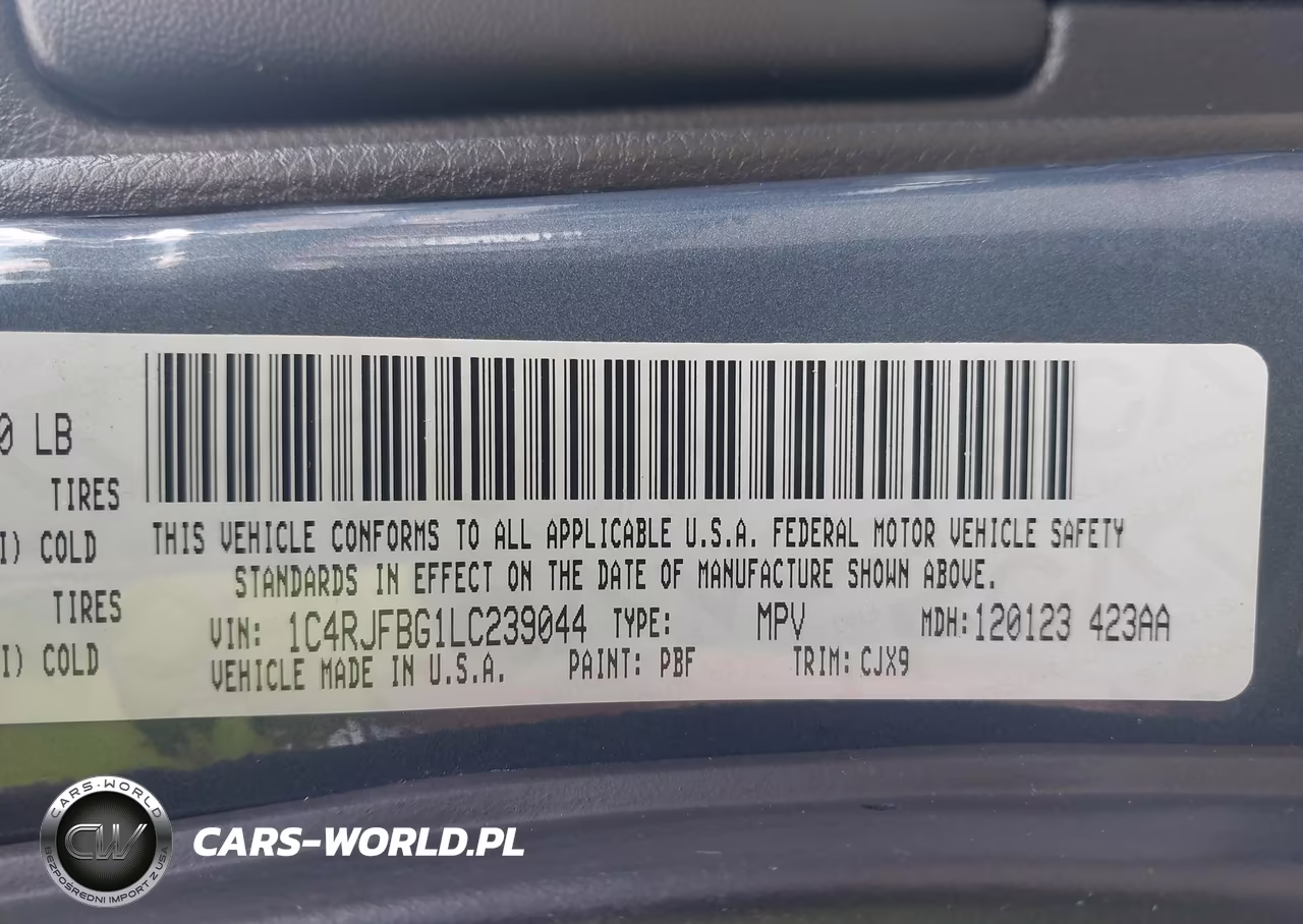 2020 Jeep Grand Cherokee Limited 4X4 VIN:1C4RJFBG1LC239044 - 9