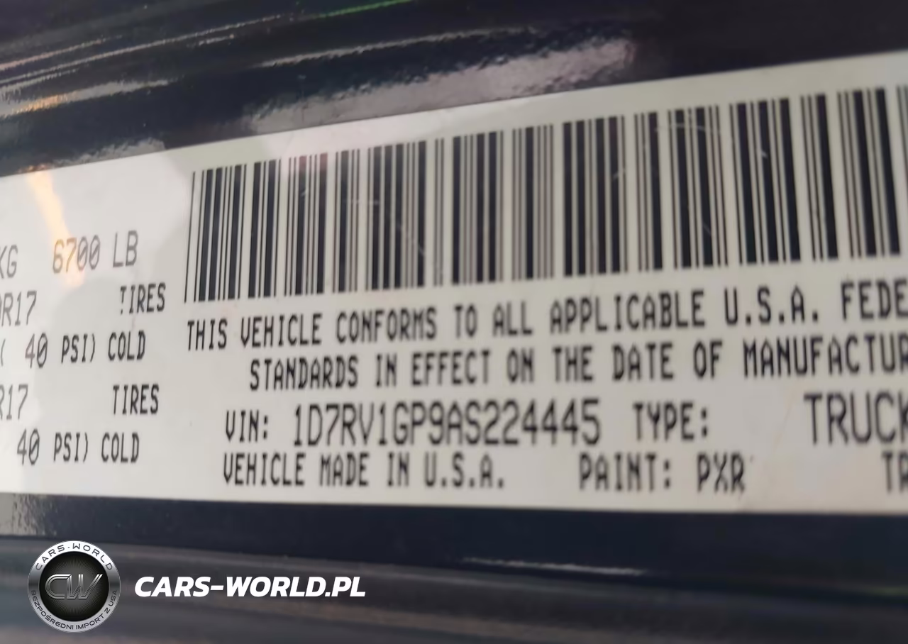 2010 Dodge Ram 1500 St VIN:1D7RV1GP9AS224445 - 9