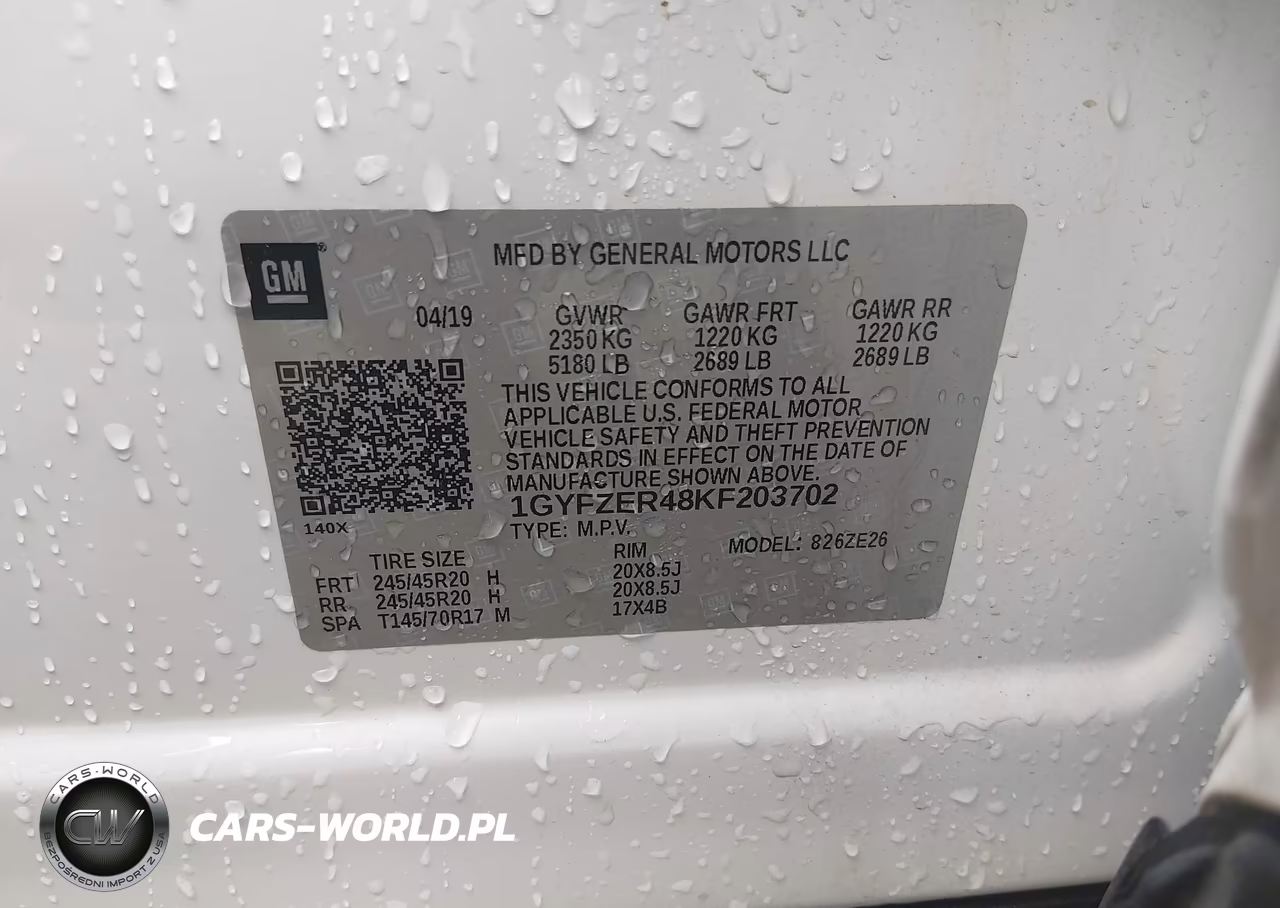 2019 Cadillac Xt4 Sport VIN:1GYFZER48KF203702 - 9