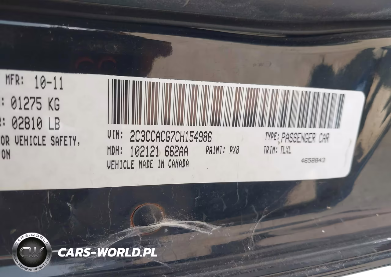 2012 Chrysler 300 Limited VIN:2C3CCACG7CH154986 - 9