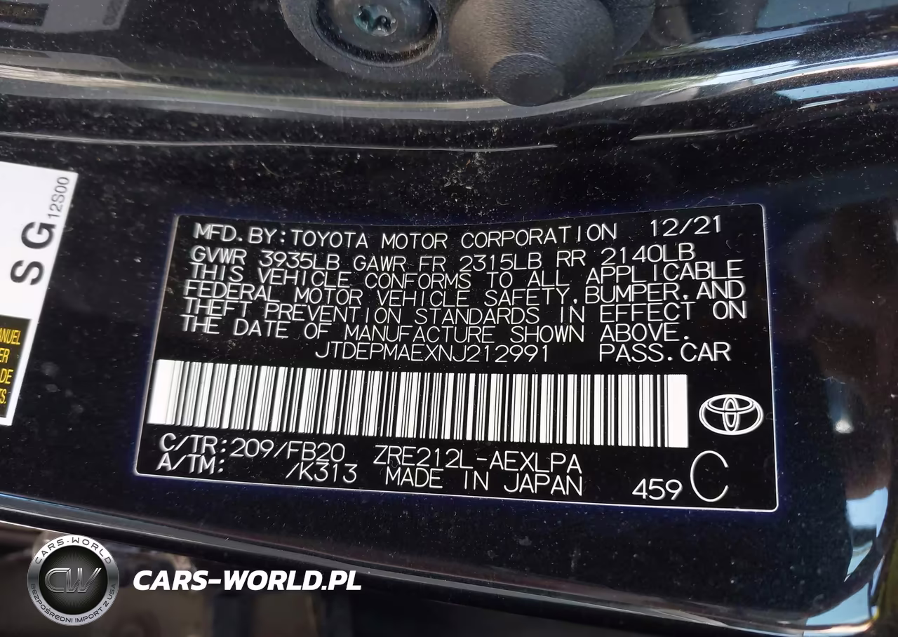 2022 Toyota Corolla Le VIN:JTDEPMAEXNJ212991 - 9