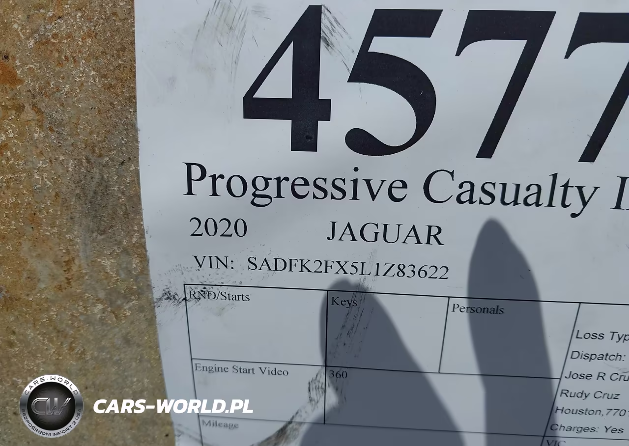 2020 Jaguar E-Pace P250 Awd Automatic VIN:SADFK2FX5L1Z83622 - 9
