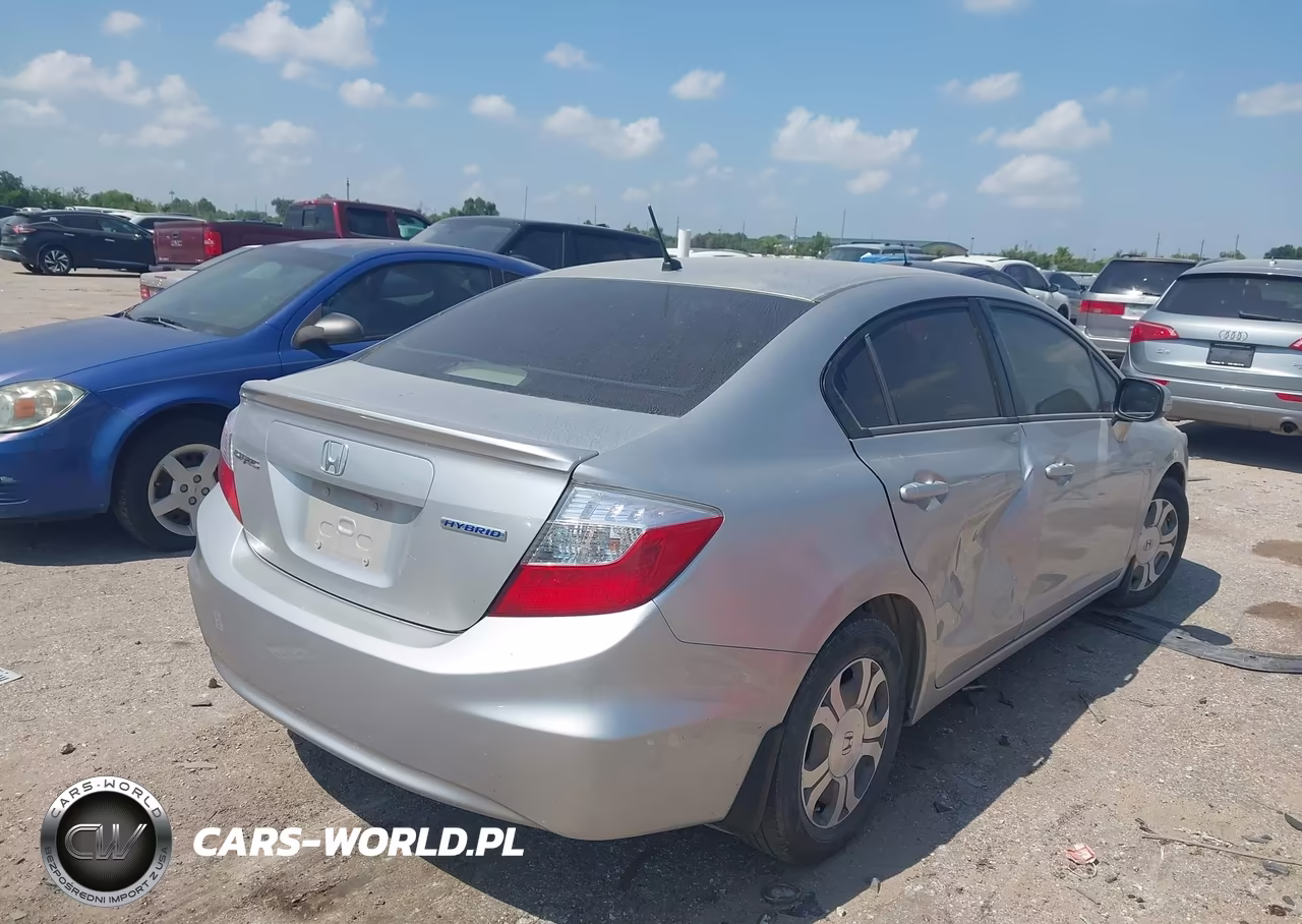 2012 Honda Civic Hybrid VIN:JHMFB4F38CS007959 - 4
