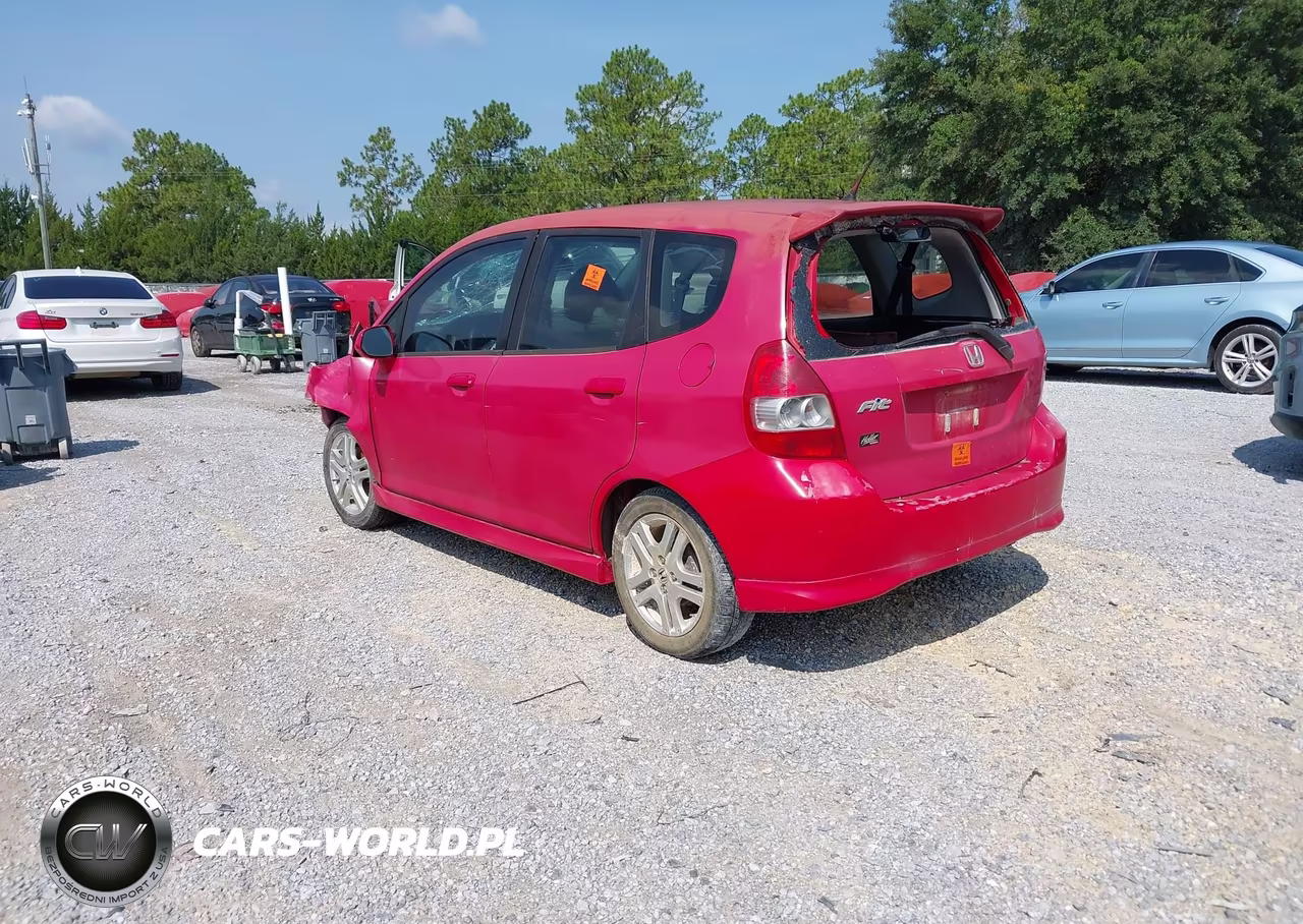 2007 Honda Fit Sport VIN:JHMGD38657S005382 - 3