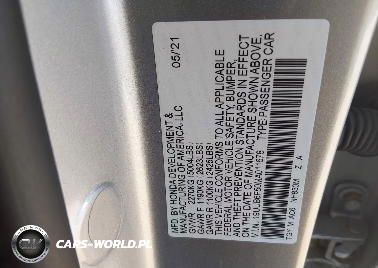 2021 Acura Tlx A-Spec Package VIN:19UUB6F50MA011678 - 9