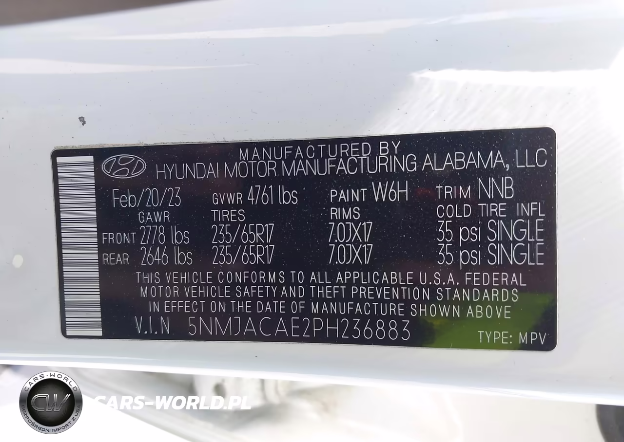 2023 Hyundai Tucson Se VIN:5NMJACAE2PH236883 - 9