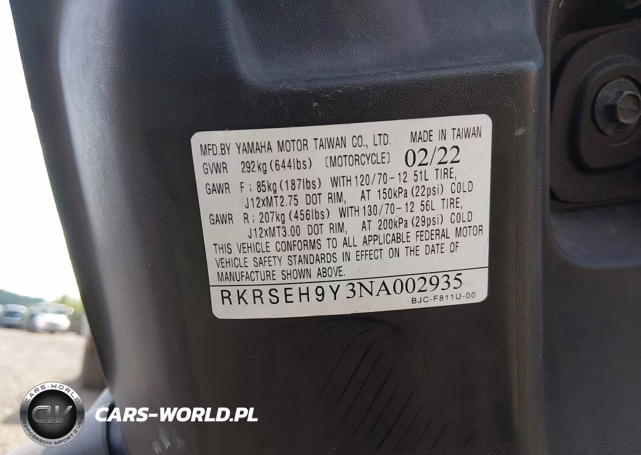 2022 Yamaha Yw125 VIN:RKRSEH9Y3NA002935 - 10