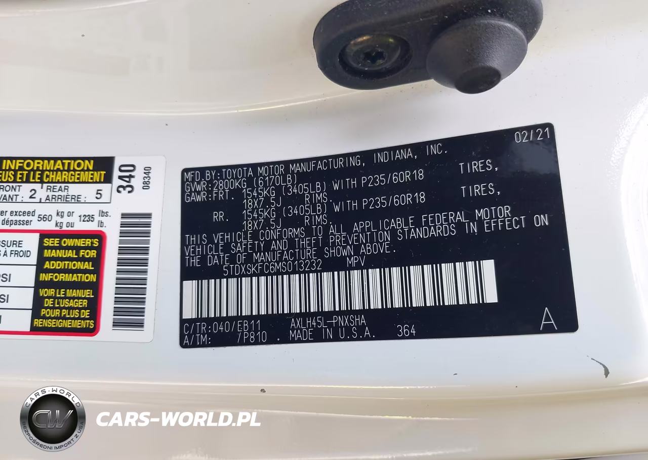 2021 Toyota Sienna Xse VIN:5TDXSKFC6MS013232 - 9