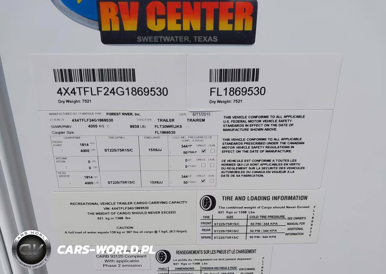 2016 Flagstaff V-Lite 35' Bumper Pull VIN:4X4TFLF24G1869530 - 9