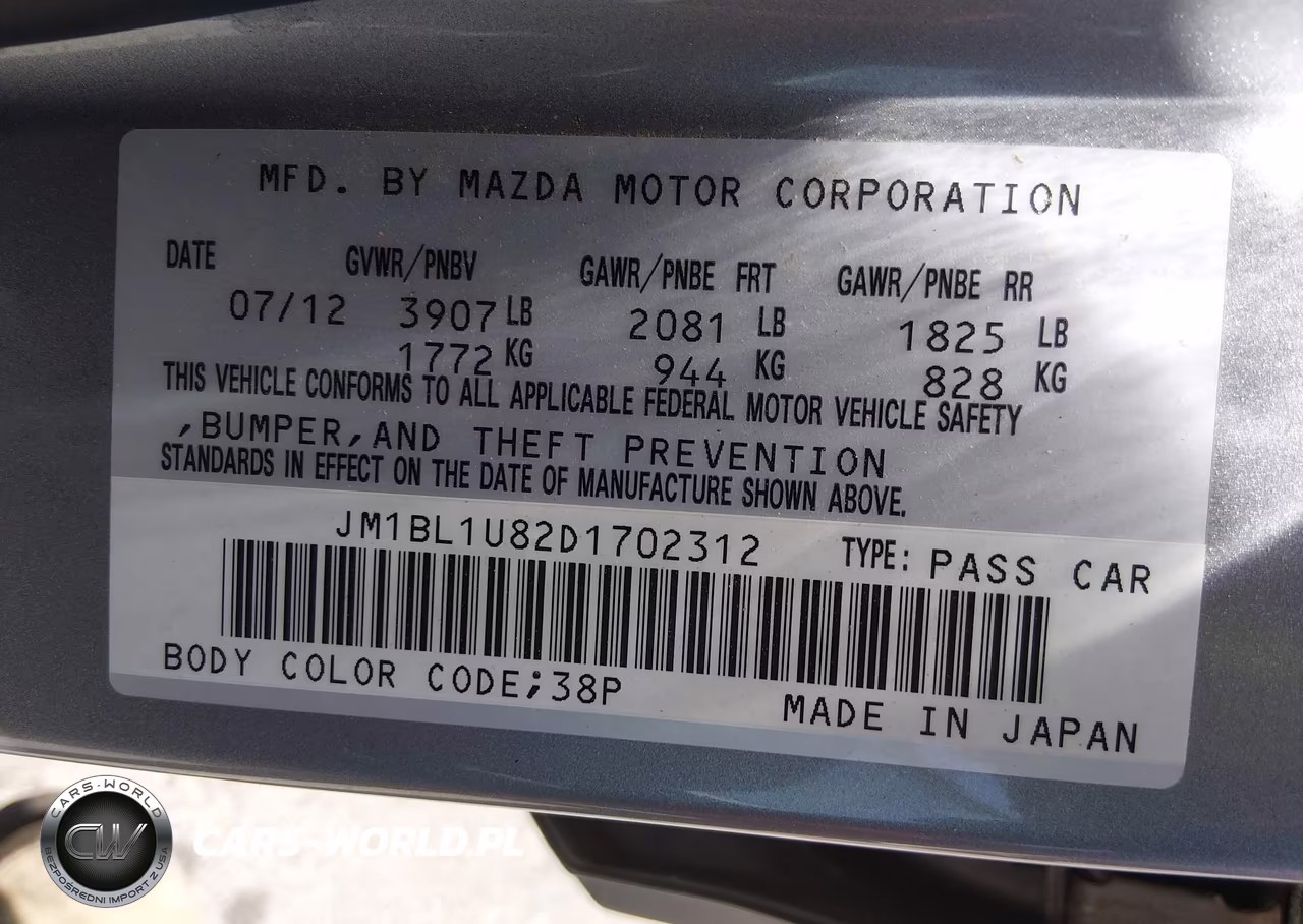 2013 Mazda Mazda3 I Sport VIN:JM1BL1U82D1702312 - 9