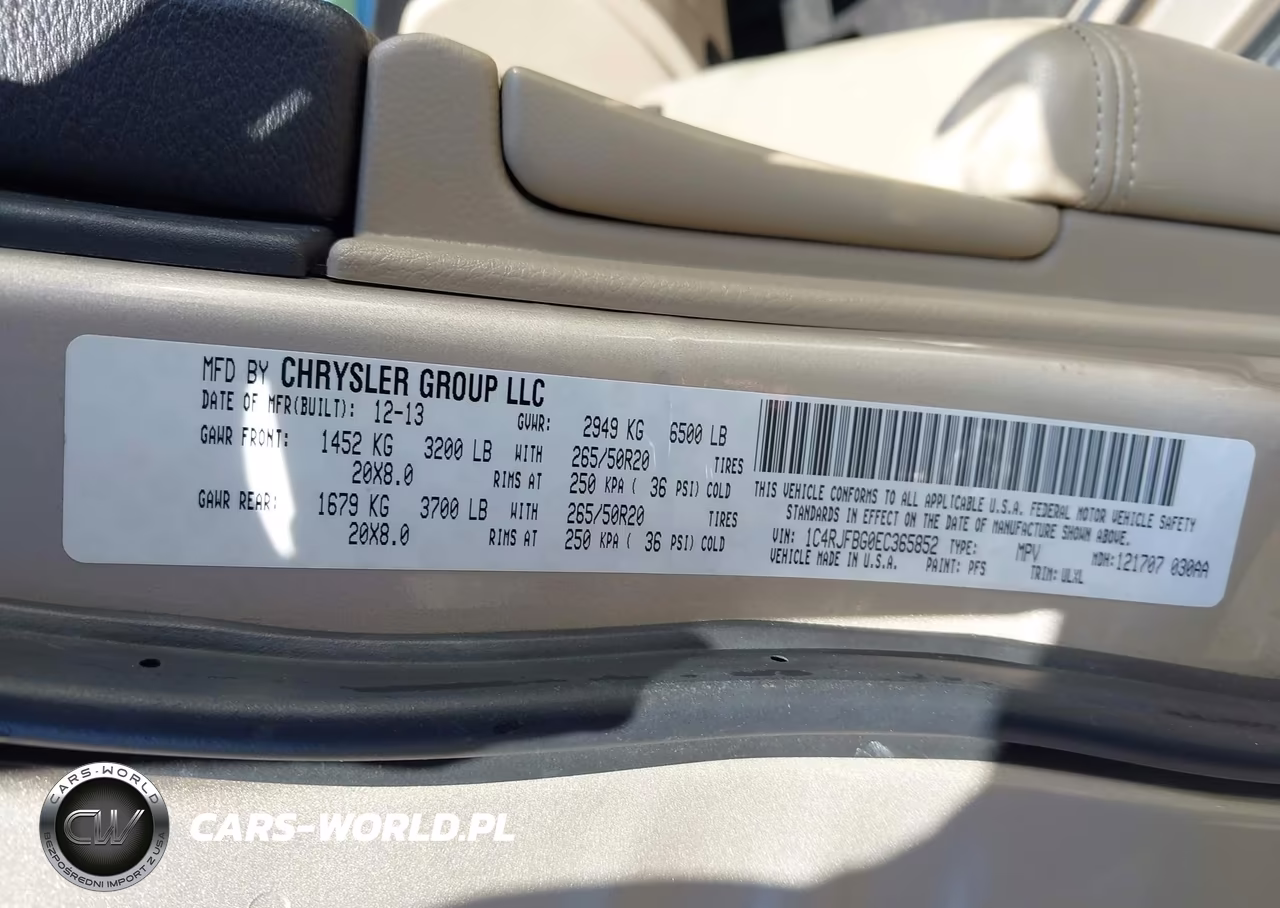2014 Jeep Grand Cherokee Limited VIN:1C4RJFBG0EC365852 - 9