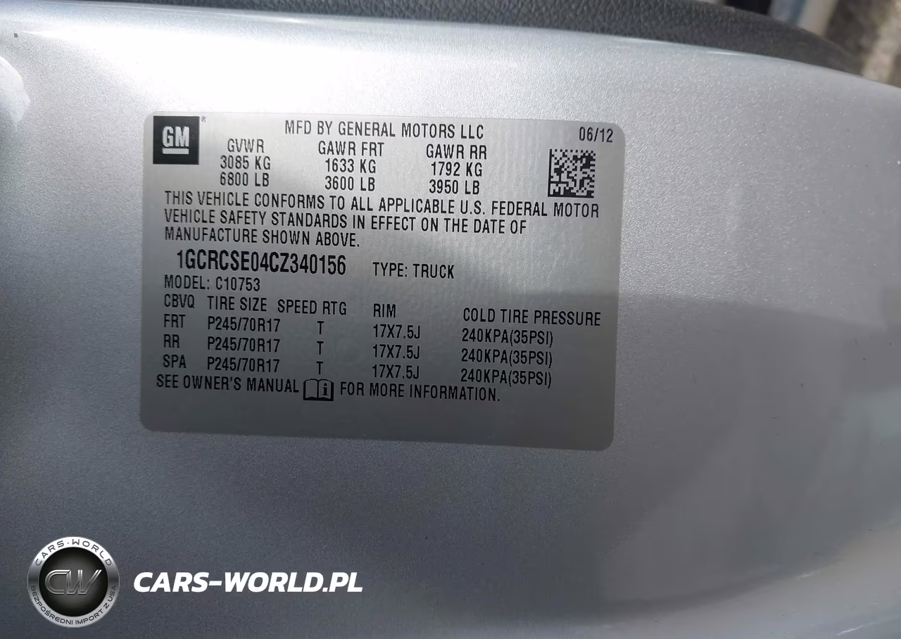 2012 Chevrolet Silverado 1500 Lt VIN:1GCRCSE04CZ340156 - 9