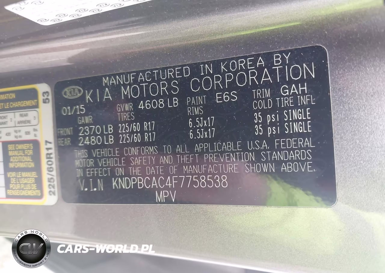 2015 Kia Sportage Lx VIN:KNDPBCAC4F7758538 - 9