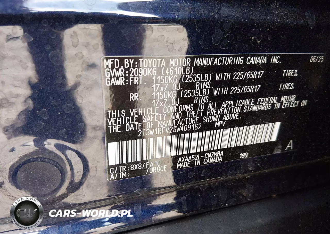 2025 Toyota Rav4 Xle VIN:2T3W1RFV2SW409162 - 9