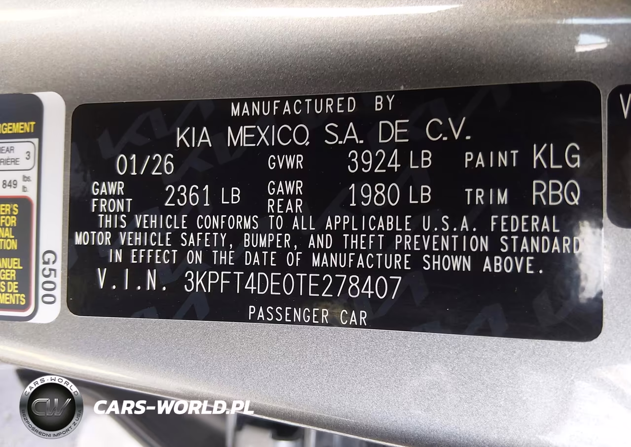 2026 Kia K4 Lxs VIN:3KPFT4DE0TE278407 - 9