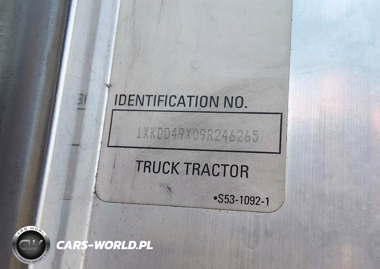 2009 Kenworth Construction T800 VIN:1XKDD49X09R246265 - 8