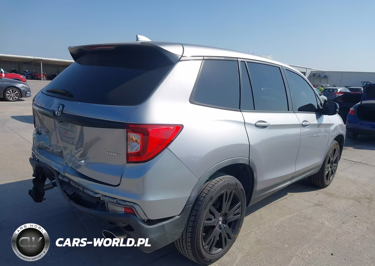 2021 Honda Passport 2Wd Sport VIN:5FNYF7H2XMB012714 - 4