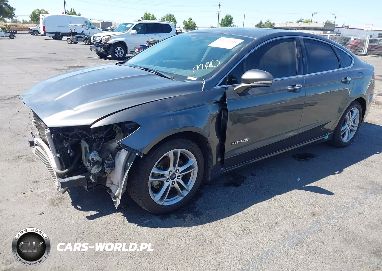 2016 Ford Fusion Hybrid Titanium VIN:3FA6P0RU3GR144735 - 2