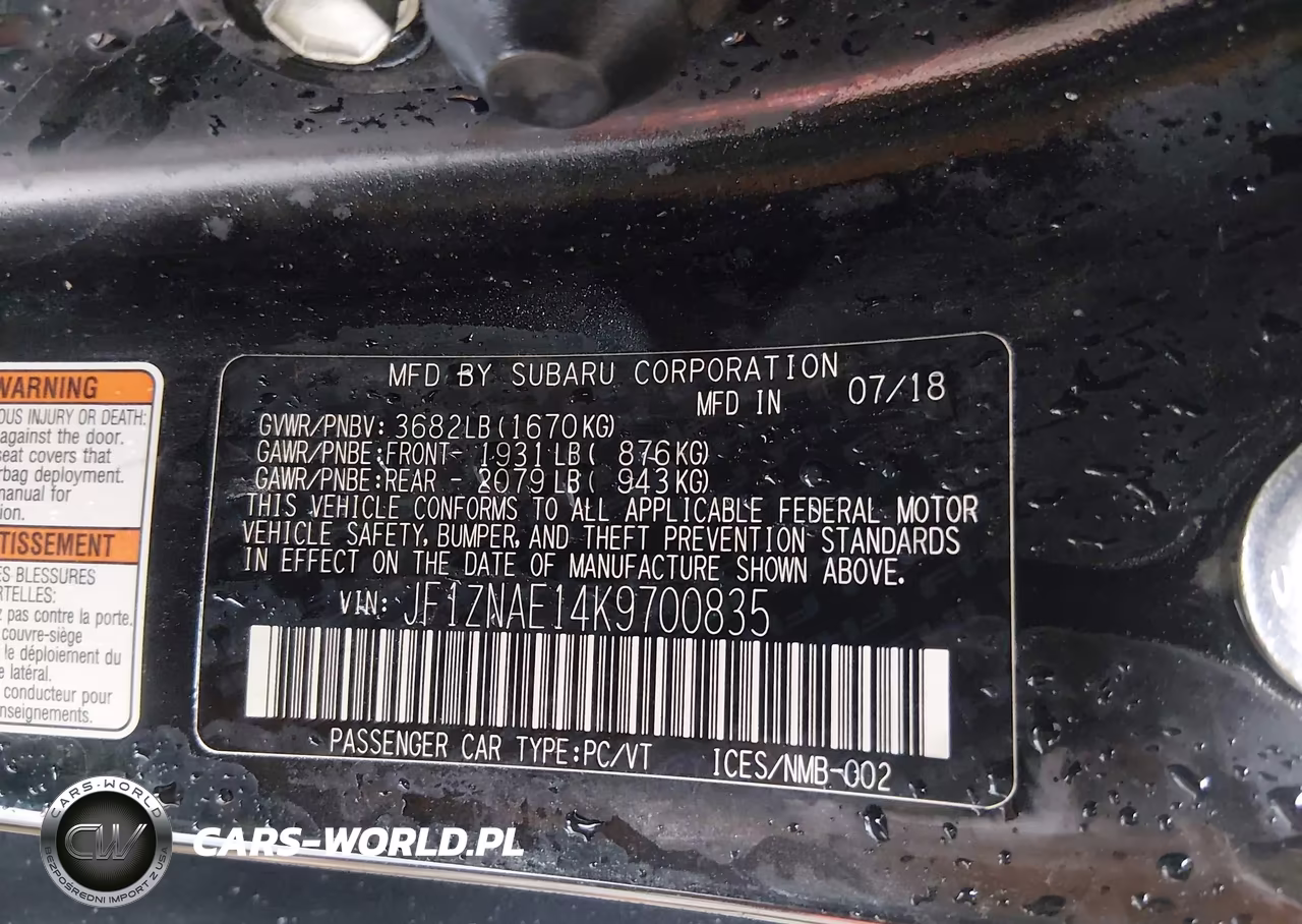 2019 Toyota 86 Trd Se VIN:JF1ZNAE14K9700835 - 9